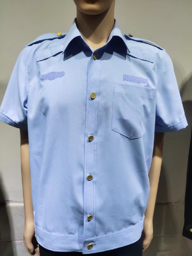 六部門短袖夏裝制式襯衣（男款）-夏短袖，生態環境保護,農業,文化市場,市場監管,交通運輸,應急管理,六部門制服